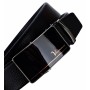 Curea barbati, casual, eleganta, din piele naturala, Negru 3.5cm - CK43N